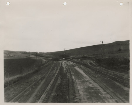 Photograph of farm-to-market road in Pisgah
