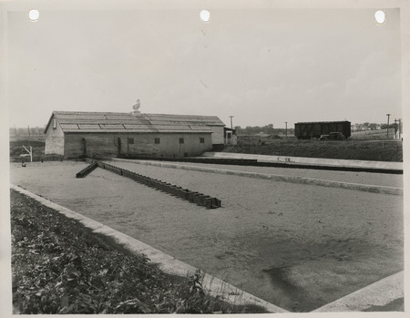 Photograph of sewage disposal plant in Ute