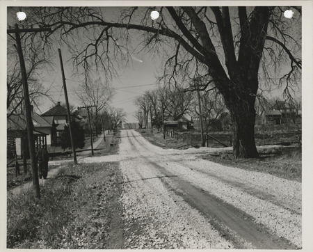Photograph of street gravelling in Grant