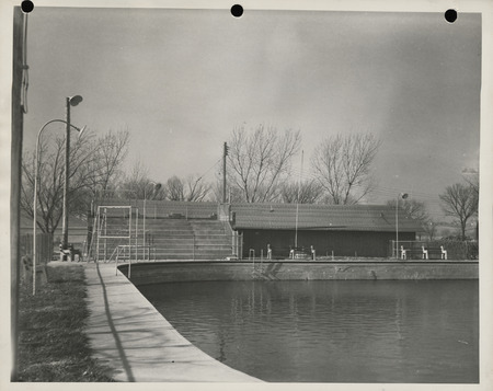 Photograph of the swimming pool in the Red Oak City Park