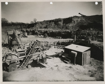 Photograph of rock crusher at the quarry in Macedonia