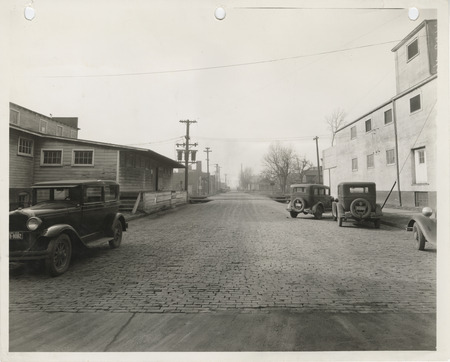 Photograph of a paved street in Council Bluffs