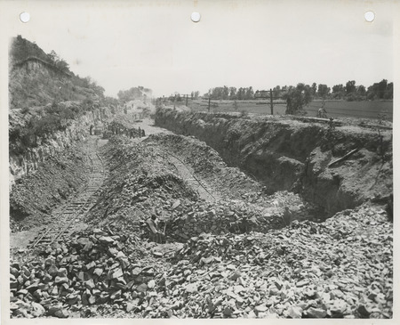Photograph of a quarry in Pottawattamie County