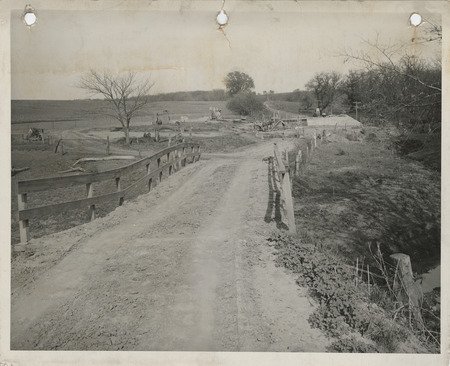 Photograph of a road and bridge at Bedford State Park in Taylor County