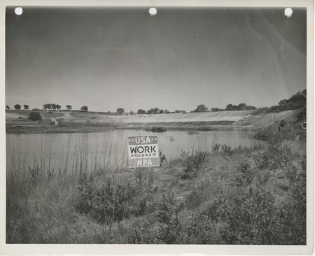 Photograph of reservoir at Bedford State park in Taylor County
