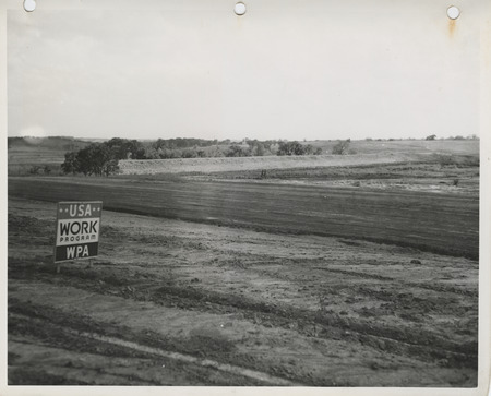 Photograph of the dam at Bedford State Park in Taylor County
