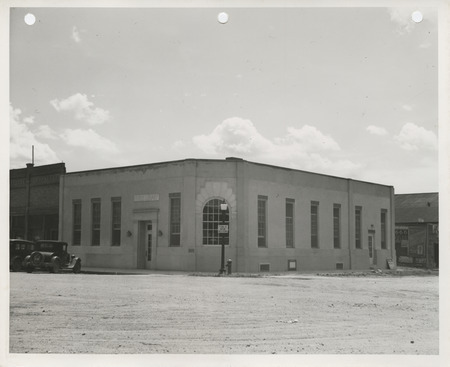 Photograph of the community building in Dexter
