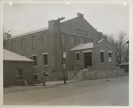 Photograph of the community building in Bonaparte