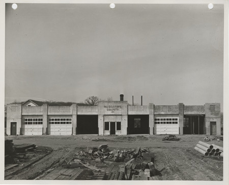 Photograph of the county maintenance garage in Muscatine