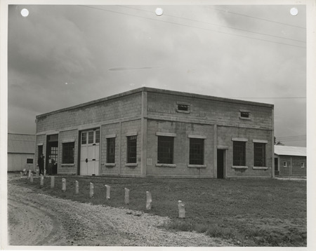 Photograph of the county maintenance shop in Keosauqua