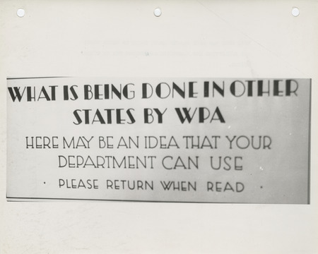 Photograph of the label concerning WPA in other states