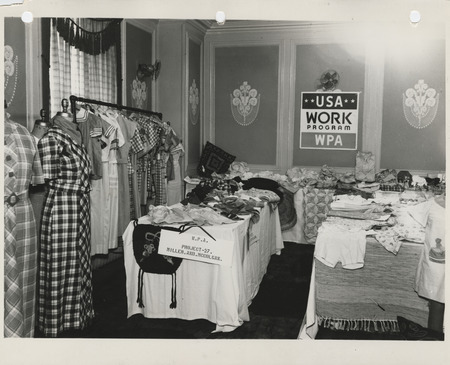 Photograph of WPA exhibit at the National Emergency Council