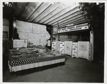 Photograph of WPA exhibit at the Dairy Cattle Congress