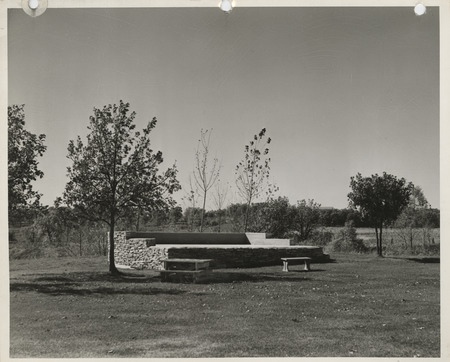 Photograph of the roadside park in the North of Iowa Falls