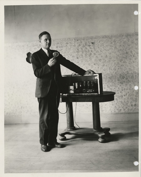 Photograph of Kennedy, an electrician and sound technician in Des Moines