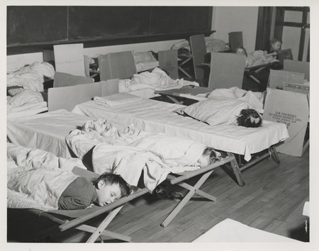 Photograph of nap time at McKinley School in Mason City