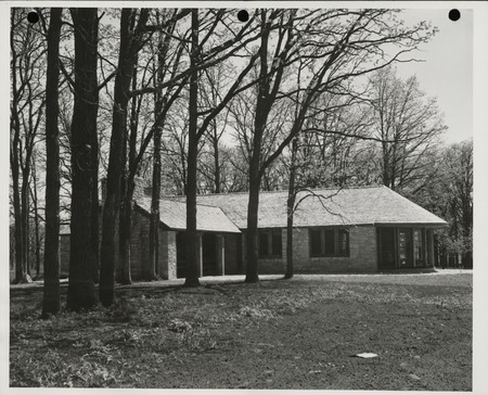 Photograph of a shelter house at Clear Lake State Park in Cerro Gordo County