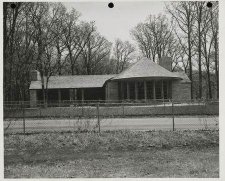 Photograph of a shelter house at Clear Lake State Park in Cerro Gordo County