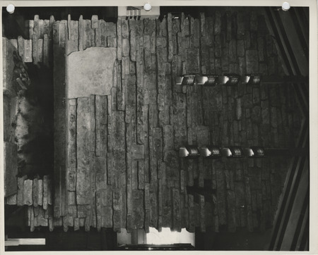 Photograph of the interior of a shelter house at Eagle Point Park in Dubuque