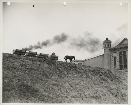 Photograph of riverfront improvement work in Fort Madison