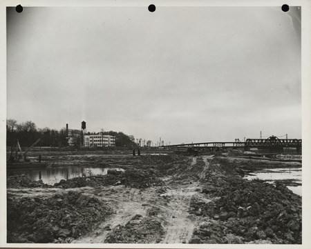 Photograph of riverfront improvement in Fort Madison