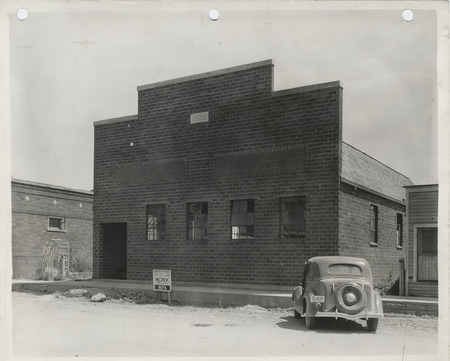 Photograph of the Community House in Popejoy