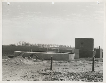 Photograph of the disposal plant in Dallas Center