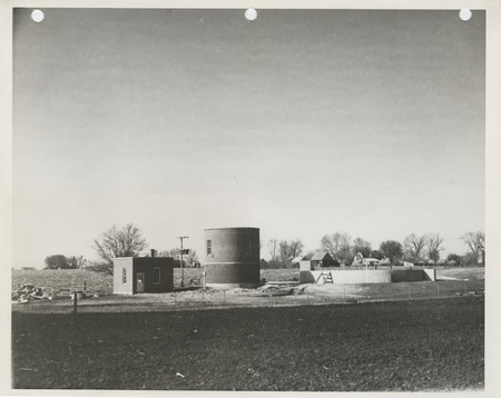 Photograph of the disposal plant in Dallas Center