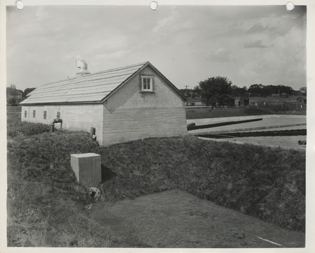 Photograph of a sewage disposal plant in Ute