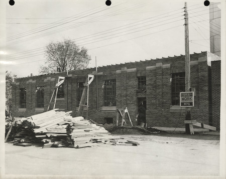 Photograph of a water softening plant in Eagle Grove