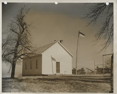 Photograph of a school house in Pleasant Prairie