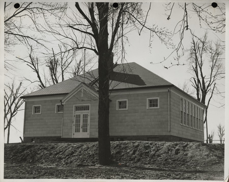 Photograph of a school building in Stockton