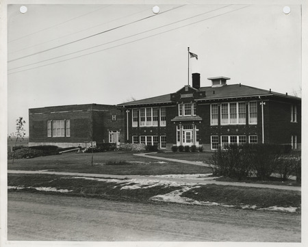 Photograph of a school gymnasium in Hartwick